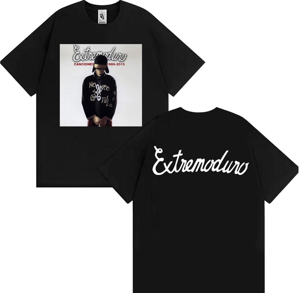 Rock Band EXTREMODURO Tour 2025 Cover Tshirt Unisex Women Fashion Vintage Short Sleeve T Shirts Summer Pop Loose Oversized T Shirt