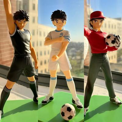 18cm Captain Tsubasa Anime Figure Ozora Tsubasa Action Figures Hyuuga Kojirou/Wakabayashi Genzou Figurine Collection Model Toys