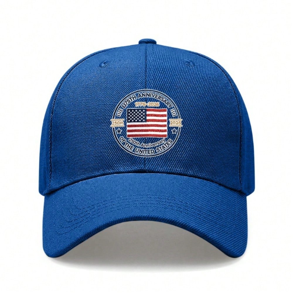 Black Baseball Cap - 250Th Anniversary USA Flag Print Adjustable Breathable Outdoor Sports Hat For Men Women Fation Baseball Cap