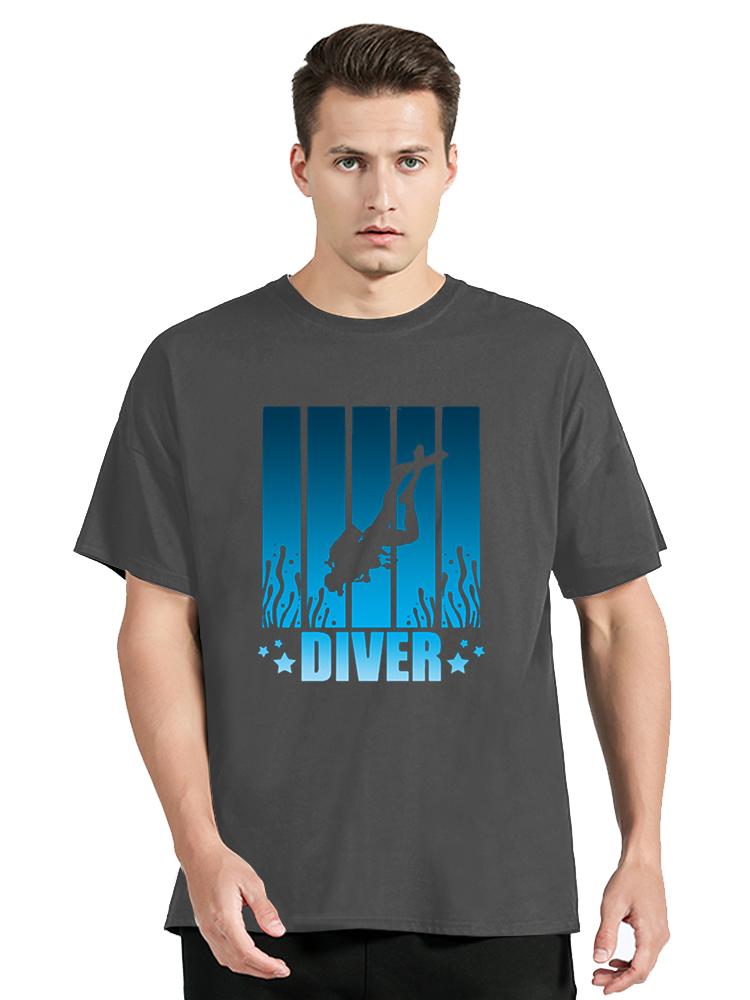 Scuba Dive T-Shirt Summer Fashion Casual Graphic Cotton T Shirt Clothing Oversized Unisex Fitness tshirt Tops Tees