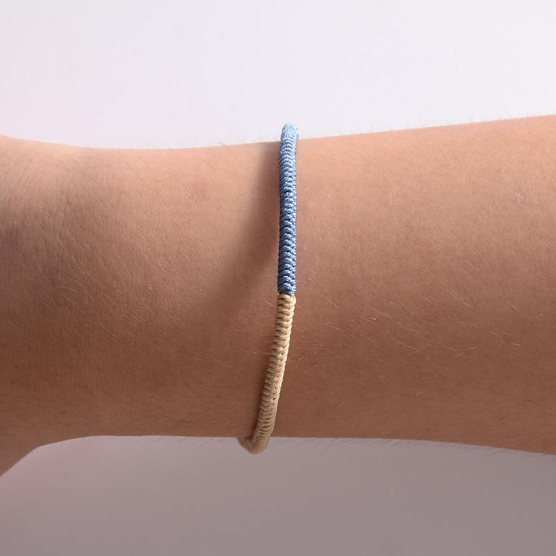 Cord Bracelet for Women Handmade Woven Zodiac Year Bracelet Ethnic Style Unique Bracelet