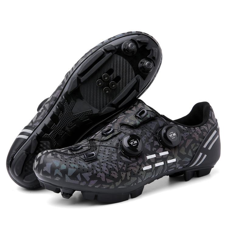 All-Season Breathable Cycling Shoes with Hard Sole for Road and Mountain Biking