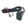 12V/24V Car Dual Charger QC3.0 USB PD Phone Charging Interface Adapter Socket For Suzuki SX4 Swift Accessories