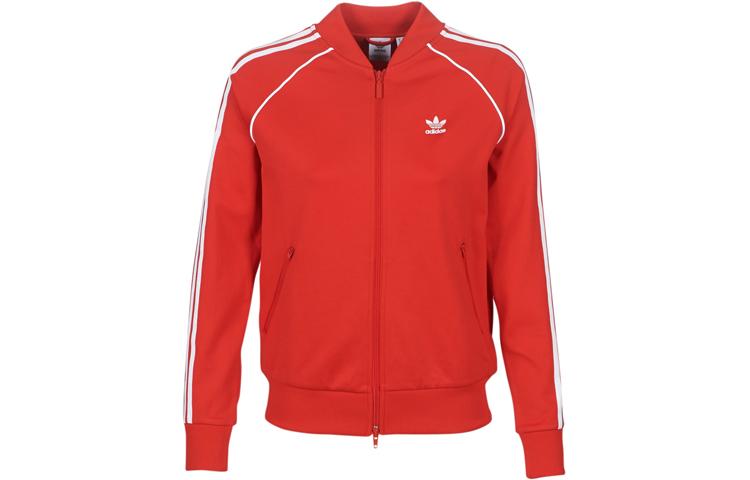 Adidas Jackets Women s Red V Neck Moderate FM3313 40