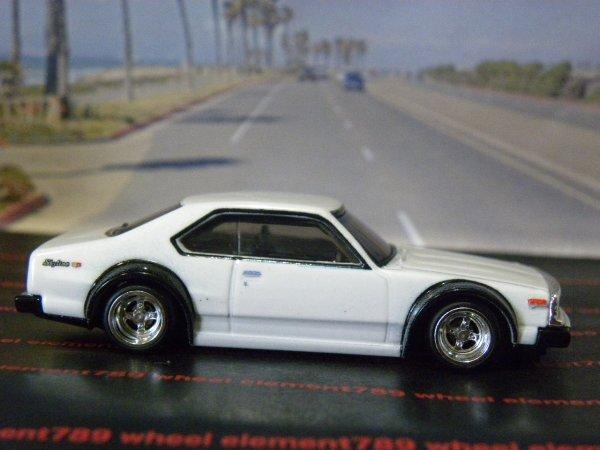 Hot Wheels Nissan Skyline C210 Skyline Japan Loose Premium Model Metal Chassis Real Riders