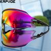 Lunettes de soleil KAPVOE pour cyclisme Lunettes de cyclisme UV400 Lunettes pour vélo VTT Lunettes pour sports d'extérieur Femmes Hommes Équipement de course pour vélo de route
