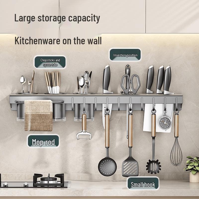 Brangdy Kitchen Multi-functional Knife & Chopstick Storage Rack