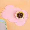 Pet Waterproof Mat Dog Cat Bowl Mat Silicone Non-Slip Pet Feeding Mat Dog Eating Bowl Tray Cushion
