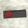 Y2K Subculture Large button polka dot headband photography dressing yoga Going out on the Street INS decoration accessories