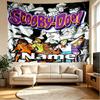 Custom Name Personalized Scooby Print Tapestry, Wall Art Decor, Bedroom, Dorm, Apartment, LivingRoom, Party Backdrop, Gift for Birthday