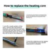 1/2/5pcs 220V 30W40W60W Electric Soldering Iron Core High Temperature Resistance 3 Sizes External Heating Element Replacement