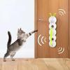 1Pc Intelligent Interactive Cat Toy with Replaceable Prey Tail Smart Motion Worm Cat Toy for Indoor Cats Interactive Caterpillar Design Cat Dog Toy