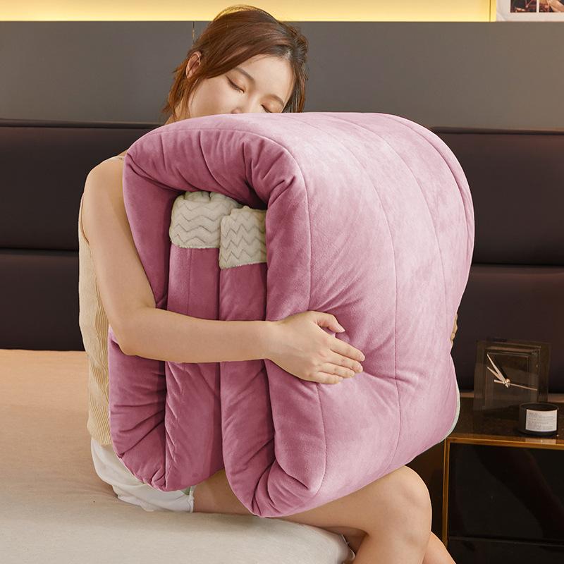 Autumn & Winter Quilt Lamb's Wool Quilt Thickened Soft Warm Blanket for Dormitory Bedding Keep Warm Bed Blankets Camping Double