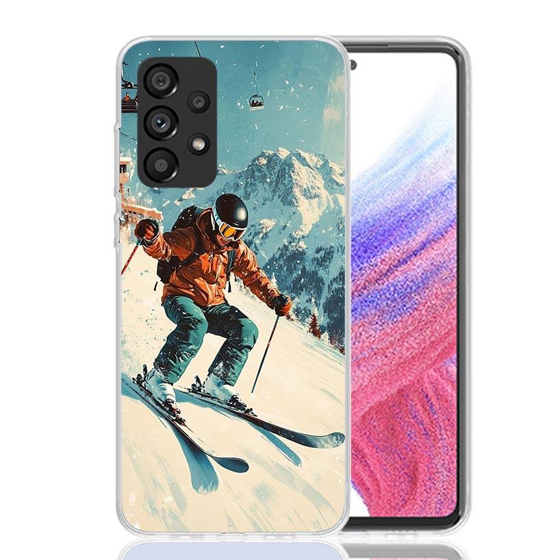 Adventure Snowboarding Extreme Phone Case For Samsung Galaxy A17 A16 A14 A15 A13 A57 A56 A54 A55 A53 A37 A36 A34 A35 A33 A26 A24