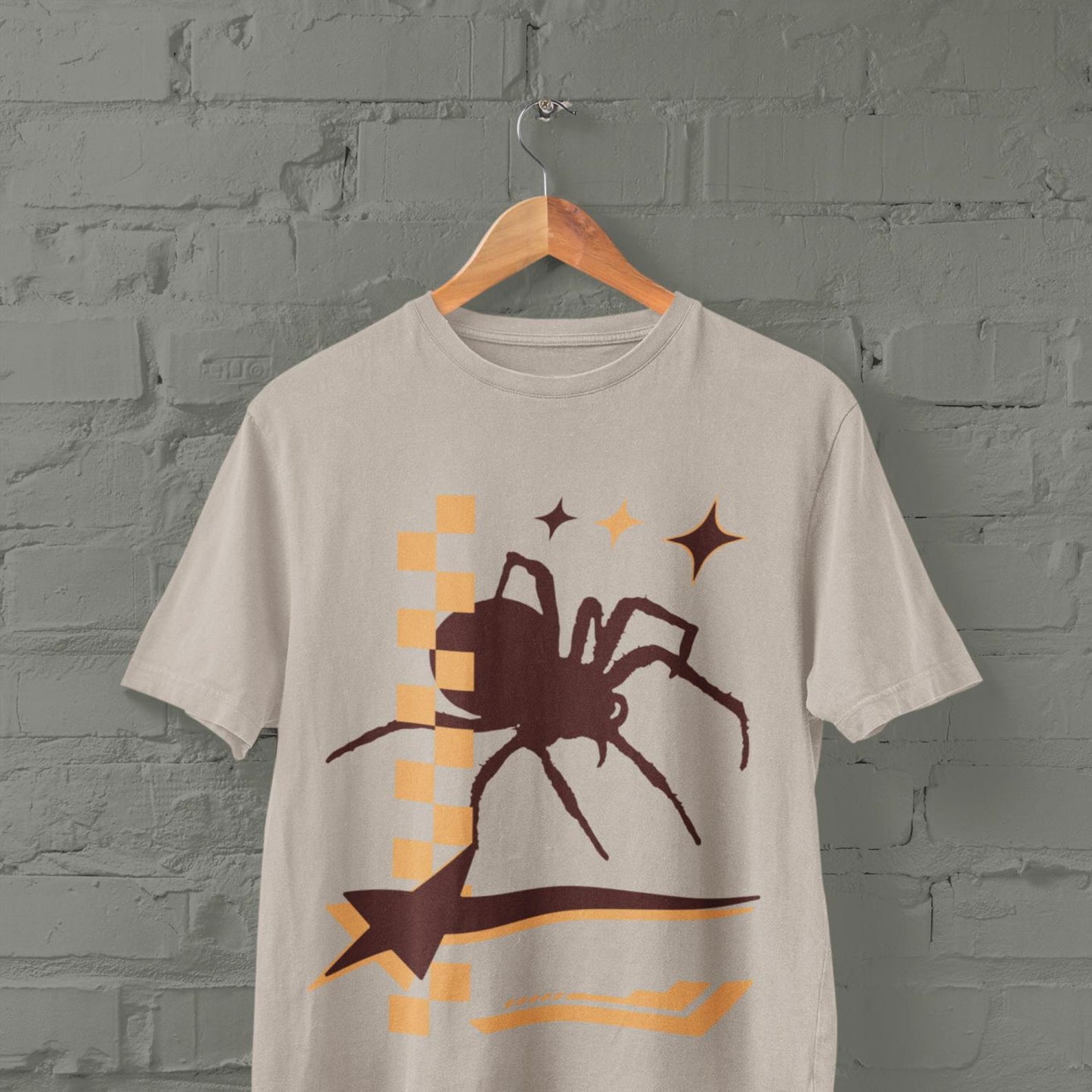 Y2K Spider Shirt, Alt Clothing,Y2k Grunge, Cyberpunk Streetwear, Grunge Clothing, Unisex Shirts, Pastel Goth Clothing, Alternative T Shirts 4XL