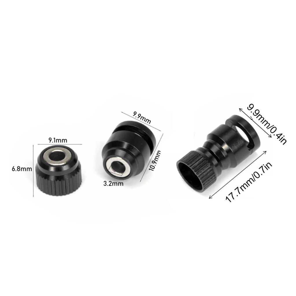4Pcs Metal RC Body   Mount Column Hole Locator Magnetic Car   Hole Locator for PC PVC   RC Car