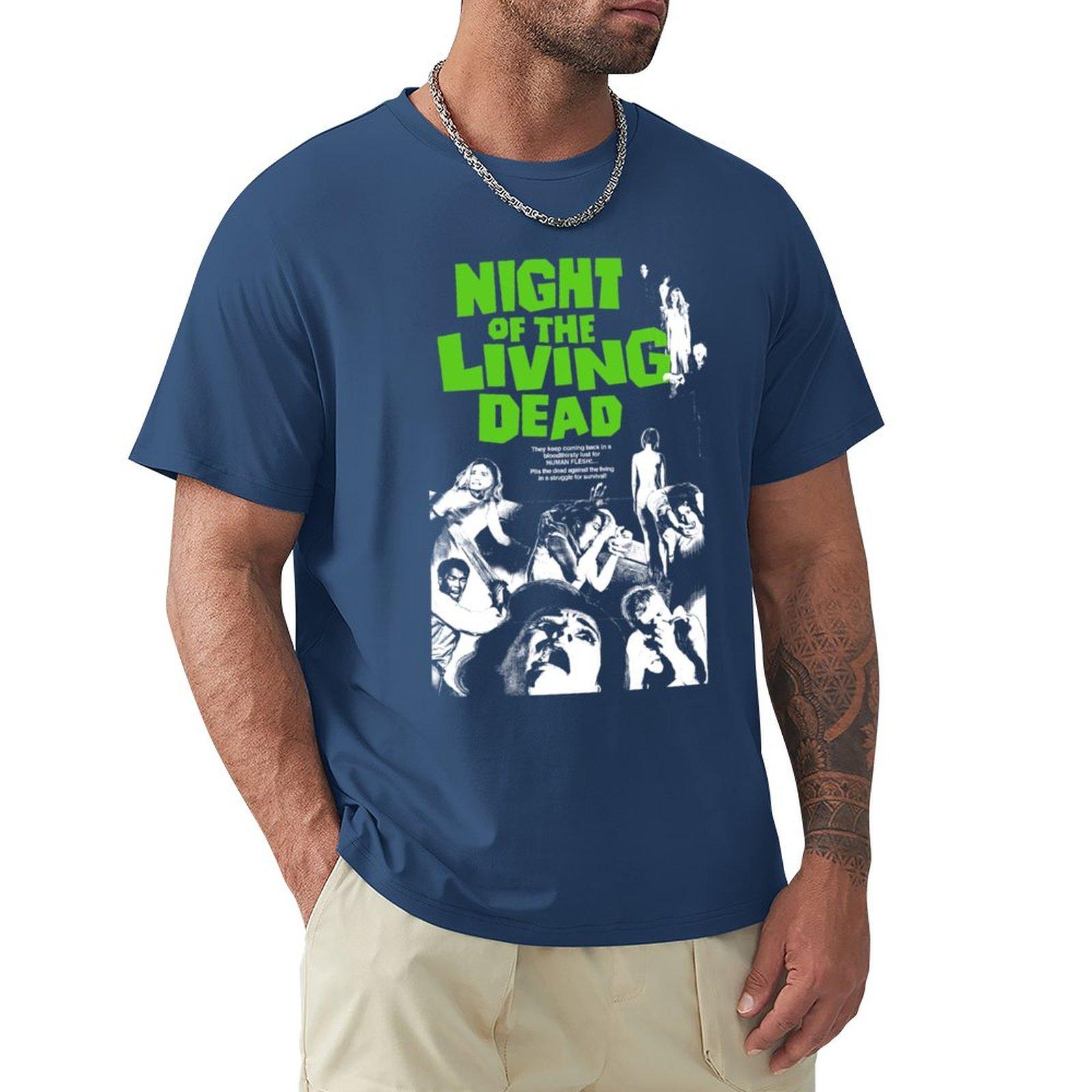Night of the Living Dead T-Shirt T-Shirt summer tops t-shirts t shirts sweat shirts mens graphic t-shirts pack S