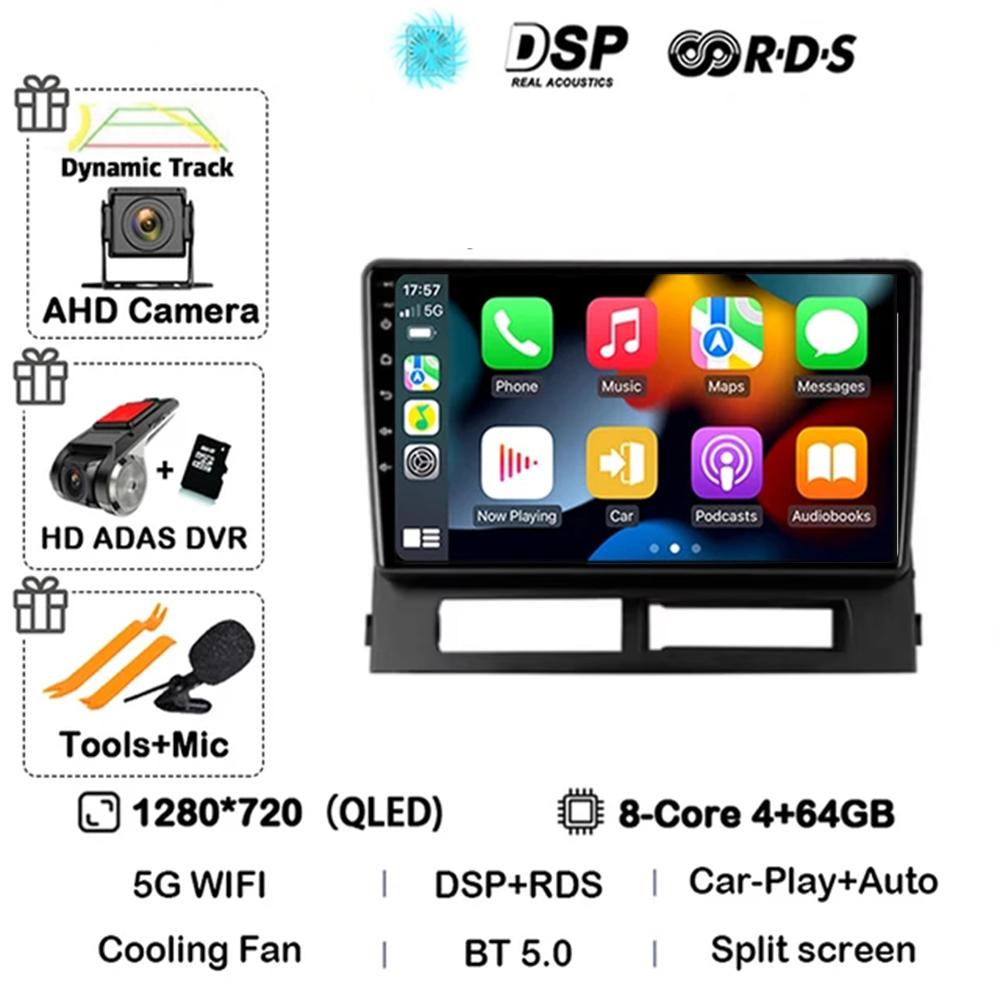 Carplay For Toyota Prius XW20 II 2 2003 - 2011 Android 14 Android Auto 2DIN Autoradio Lettore Unità principale GPS Stereo Multim