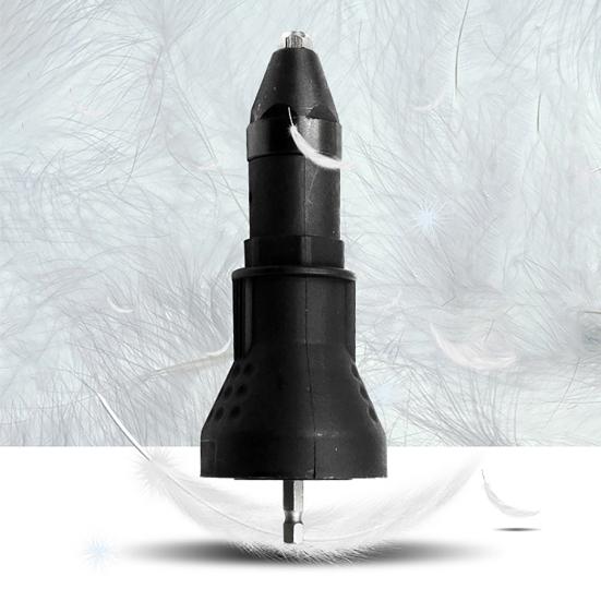 Electric Rivet Drill Adapter Cordless Drill Hand Tool Easy to Operate Compact Portable Cordless Riveting Tool Insert Nut Adapter