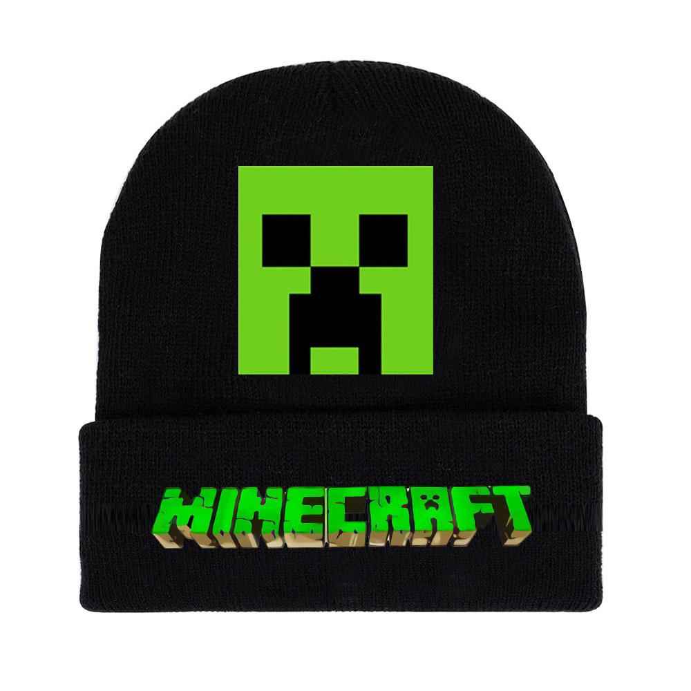 Winter Printed Knitted Hat With Rolled Edges, Suitable For Both Men And Women