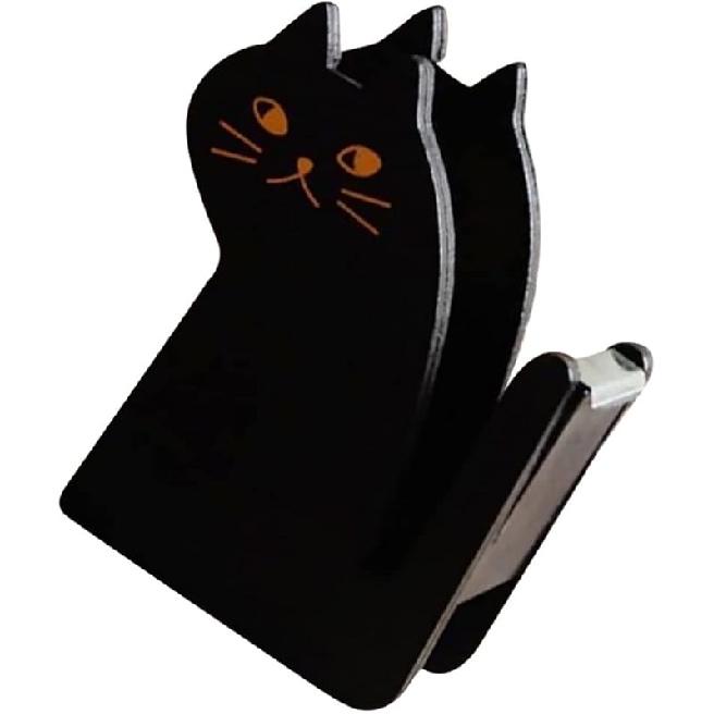 

Adorable Cat Shaped Tape Dispenser, Retro Wooden Tape Cutter, Brown, 3.42x2.36x1.18 Inch, Perfect for Desk, Office, Home, Gift Wrapping, Kids, and чёрный