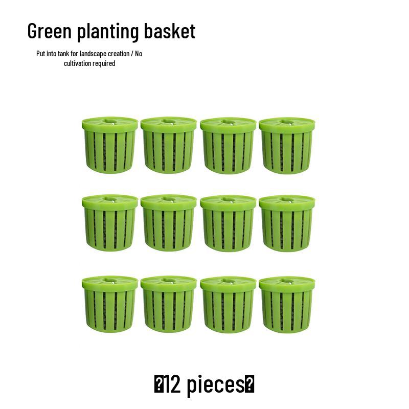 Fish Tank Planting Basket: Home Landscaping Cup for Water Plants and Flower Root Holders