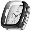 Smartwatch Cover Shell Case with Tempered Glass Film for Active 2 Square Screen Protector Film Cover Scratchproof Case
