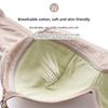 Plus Size Wireless Comfortable Breathable Adjustable Bra for Larger Busts - Slimming Side Panels with Gathering Effect - Large Cup Sizes