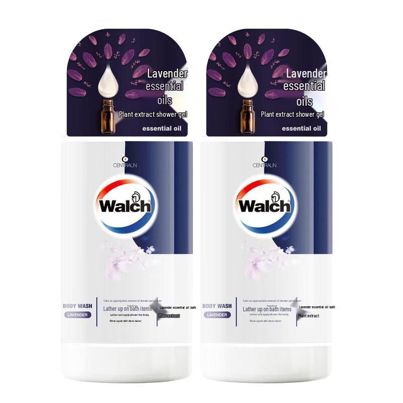 Walch Lavender Essential Oil Shower Gel Duo Pack