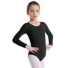 Girls Long Sleeve Ballet Dancer Leotard Dress Dancewear Gymnastics Practice Performance Outfit