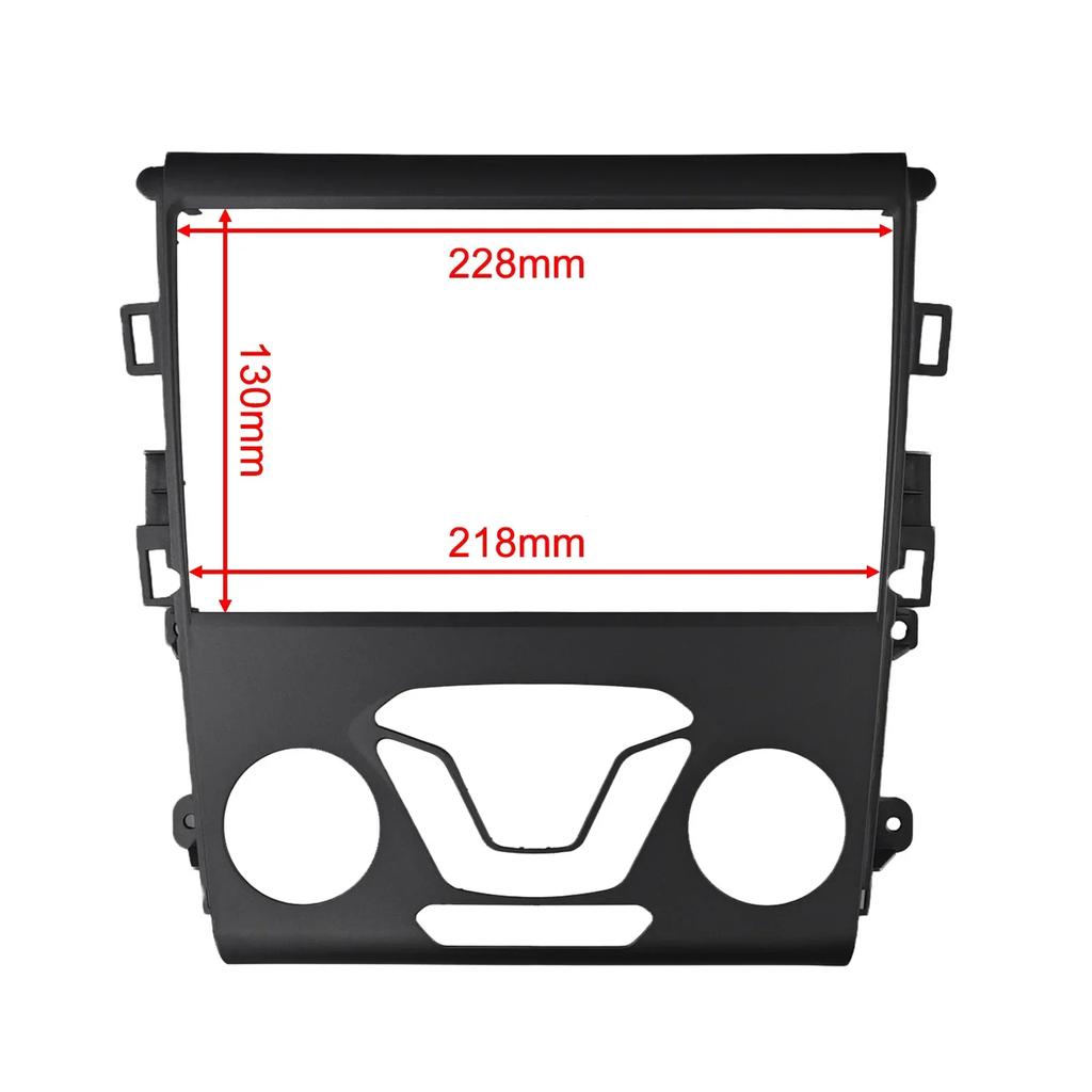 Cornice per pannello cruscotto autoradio stereo nera per Ford Fusion per Mondeo 1318 Caratteristiche stabili Vestibilità perfetta