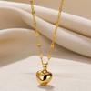 Love Pendant Love Heart Necklace Hollow Collarbone Choker New Pendant Necklace  Gift