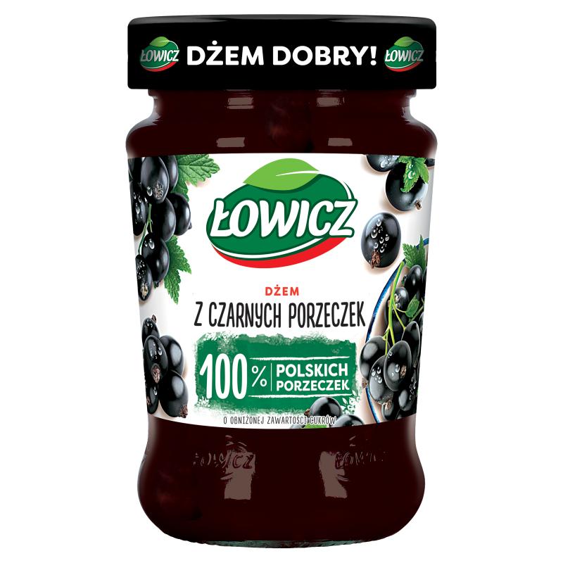 Łowicz Marmellata di ribes nero a ridotto contenuto di zuccheri 280 g