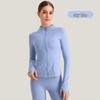 Women's Slim-Fit Quick-Dry High Elastic Yoga Jacket with Stand Collar