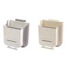 7L Compact Travel Trash Can Space-Saving Wall-Mounted Garbage Can Plastic for Countertop Under Sink Bathroom Cabinet and RV