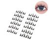 Kein Kleber erforderlich Selbstklebende Büschelwimpern Natürlicher Look Einzelwimpern DIY Wimpernverlängerung