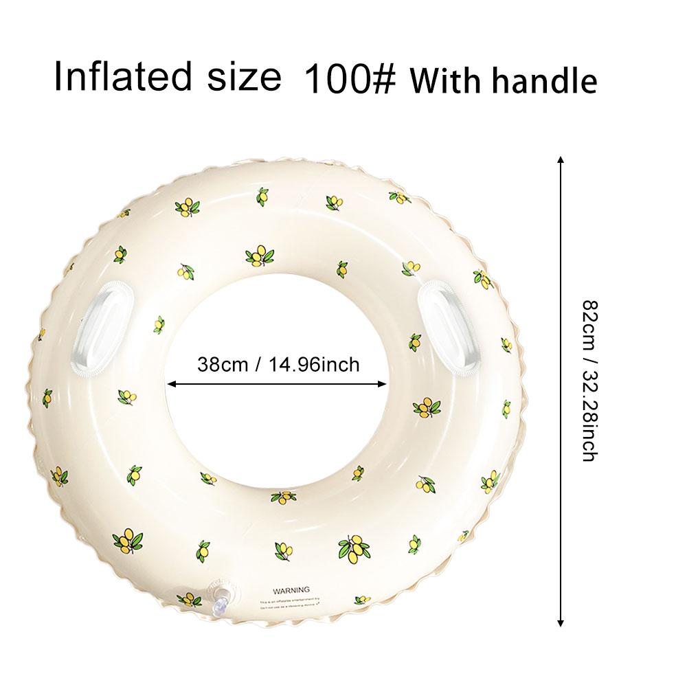 1 Stück Druck Schwimmreifen Achselhöhlenreifen Aufblasbarer Schwimmreifen PVC Verdickter Schwimmreifen, Geeignet für Pool Strand