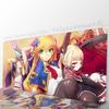 Anime Game B-BLAZBLUE Mousepad Non-slip Suitable For Office Computers Laptops E-sports Game Desk Mats XXL Keyboard