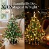 Bead Crafting Kits for Adults DIY Beaded Christmas Tree Kit, Handmade with LED Lights, Festive Gift Ideas Holiday Craft Project, Kit Adults,