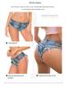 2024 New Women's Sexy Summer Denim Shorts - European & American Style with Sequins & Rips