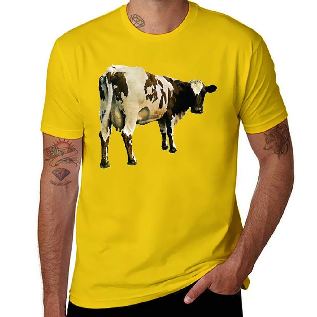 Atom Heart Mother Classic T Shirt T-Shirt Heavyweights Animal Prinfor Boys Funnys Plus Sizes Workout Shirts for Men
