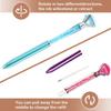 10-24Pcs Crystal Diamonds Ballpoint Pens, Glitter Bling Pens with Black Ink, Perfect for Birthday Gift, Office & School Supplies