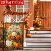 2D Flat - 2D Flat Autumn Flowers Pumpkin Thanksgiving Garden Flag X 2 (1) Outdoor Garden Flag Double-Sided Home Decoration Courtyard Decoration Outdo