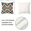 Bohemian Pattern Decorative Throw Pillow Cushions Polyester Pillowcase, Sofa Decorative Cushion Cov Headboard Pillow