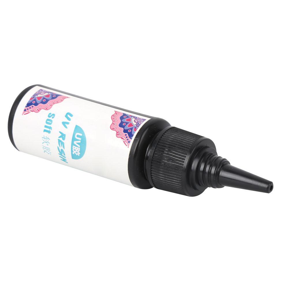 UV Fast Drying Resin Glue Soft DIY Clothing Accessories for Making Jewelry Craft(25g )