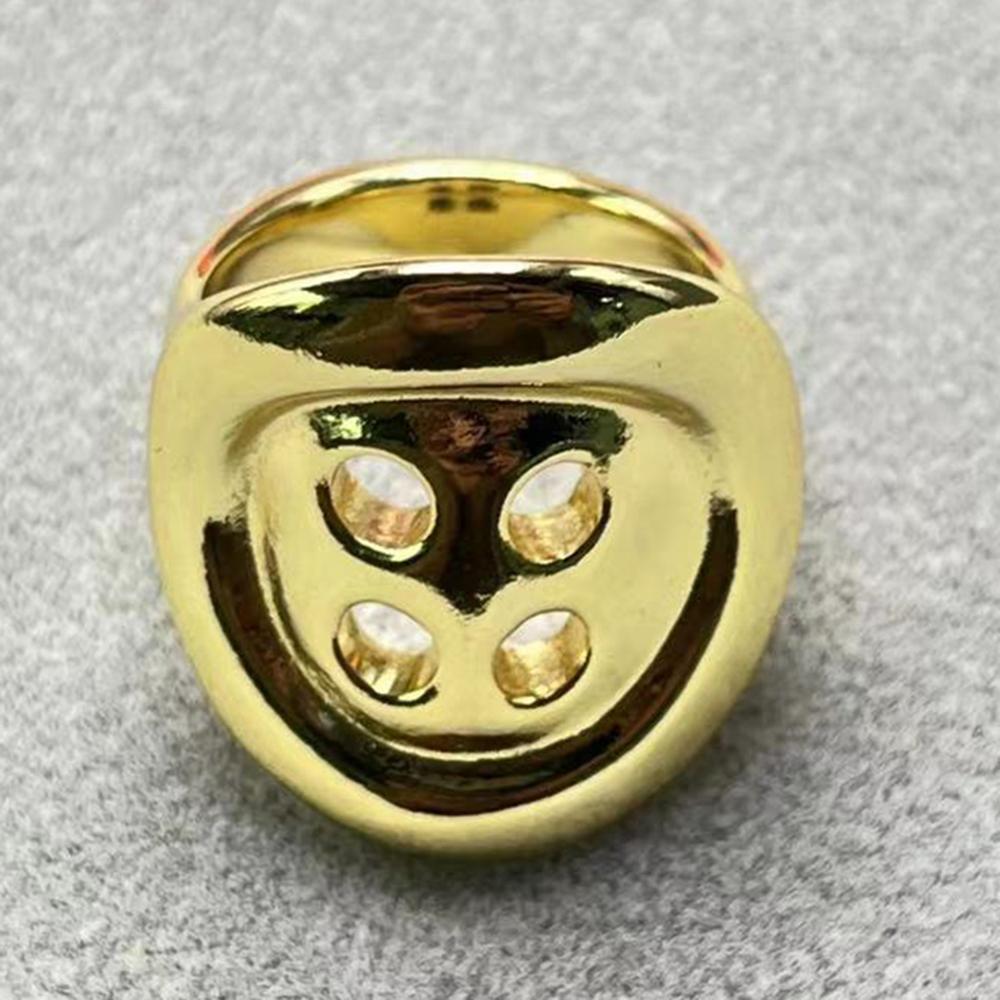 The best-selling creative design button ring of 2026, suitable as a jewelry gift for couples