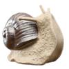 Snail Miniature Figurine Model Coarse Pottery Ceramics Snail Statue Ornament for Fairys Garden Landscape Decoration