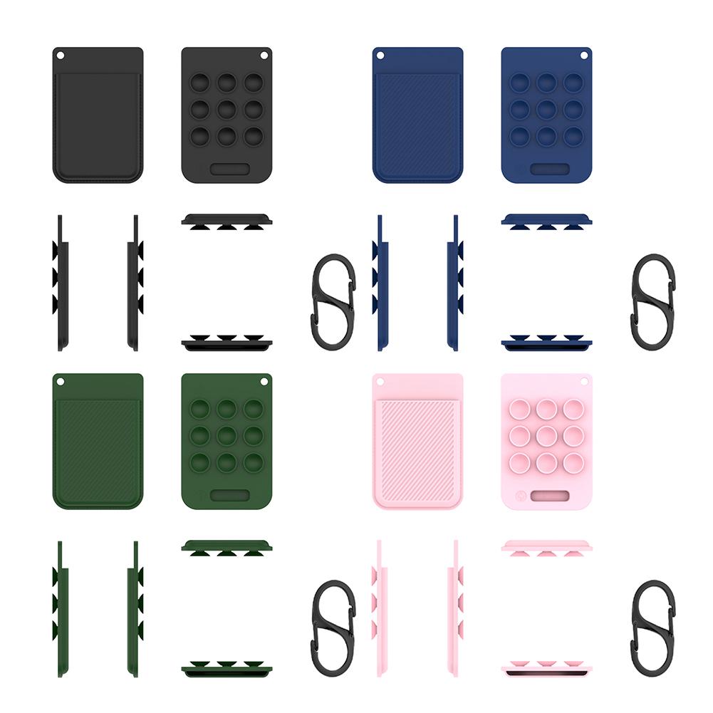 Silikonové ochranné pouzdro Nárazuvzdorné Přísavka Přenosný ochranný kryt s karabinou pro PLAUD Note AI Hlasový záznamník