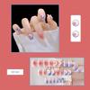 French Bow Press-On Student Nails: Handmade Short, Gentle Daily Wear