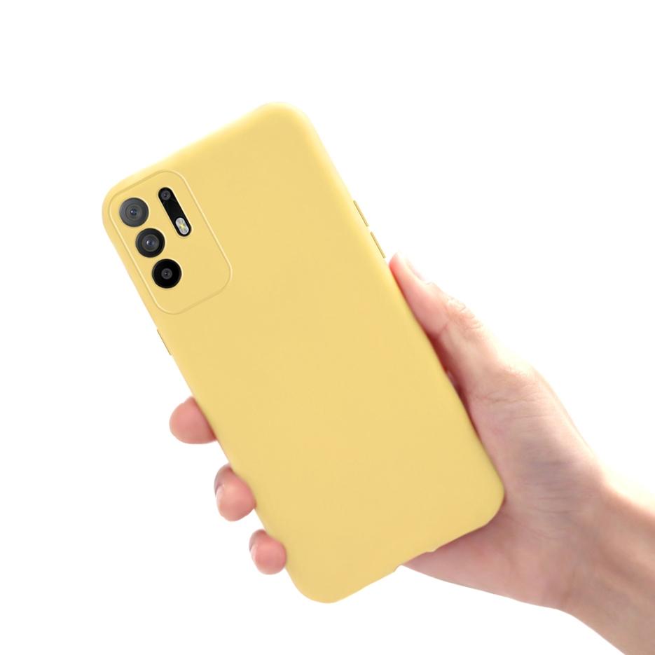 For Oppo A94 Case CPH2203 Soft Slim Fundas Cute Silicone Pure Color Back Cover For Oppo A94 5G CPH2211 OppoA94 Phone Cases Coque